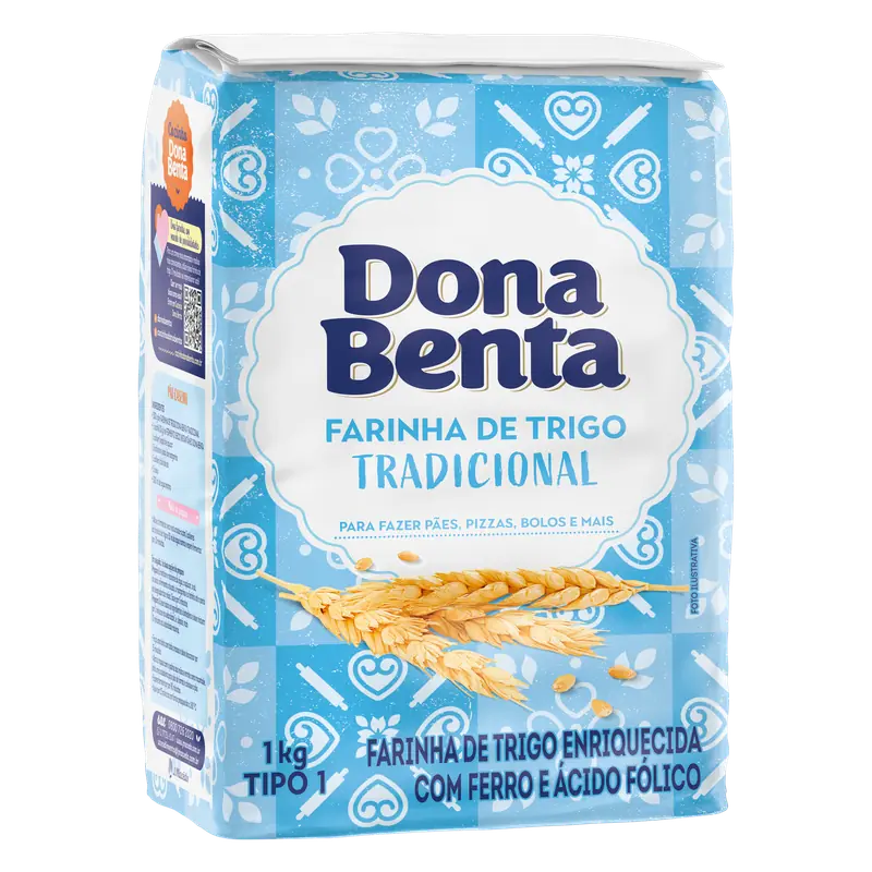 Farinha de Trigo Tradicional Tipo 1 1kg (papel)