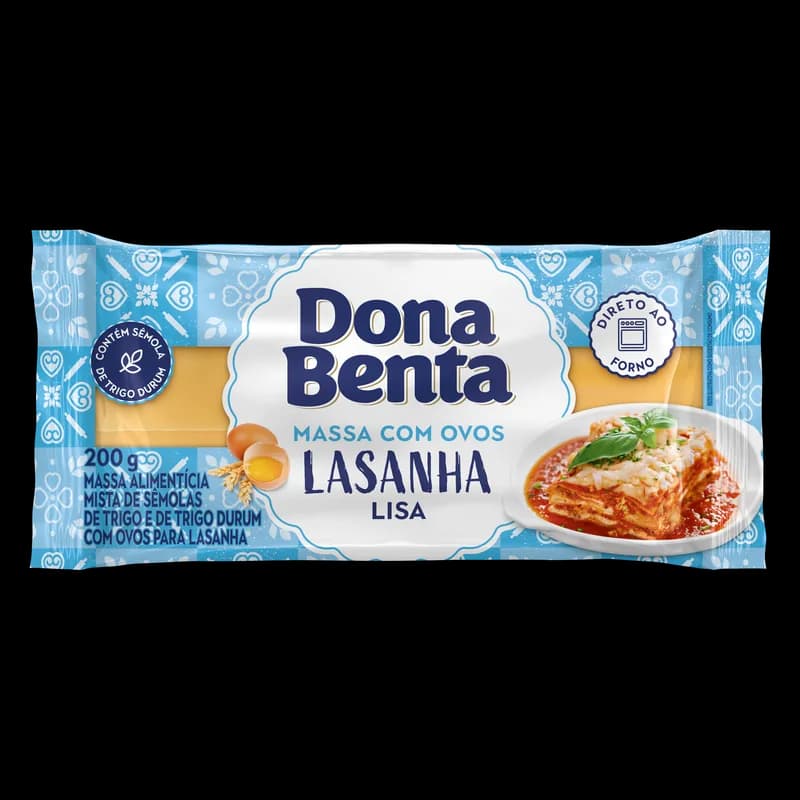 Lasanha com Ovos Lisa Direto ao Forno 200g