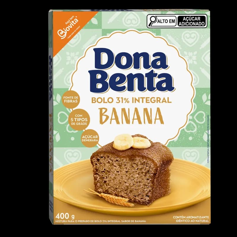 Mistura para Bolo Integral Banana 400g