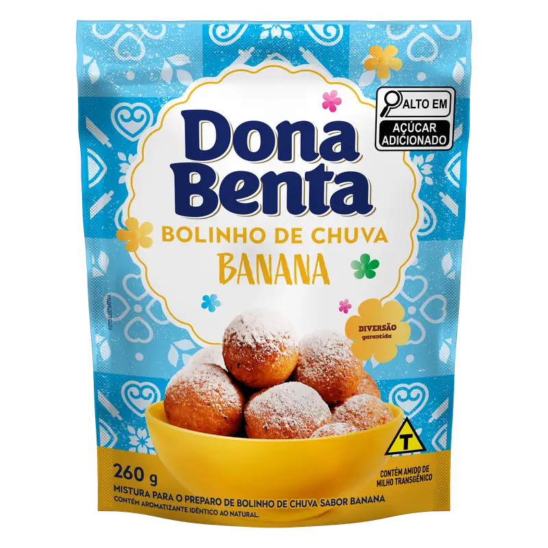 Mistura para Bolinho de Chuva Banana 260g