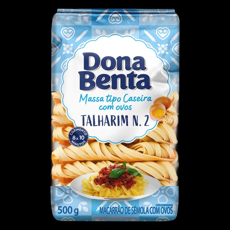 Talharim Caseiro com Ovos nº 2 500g