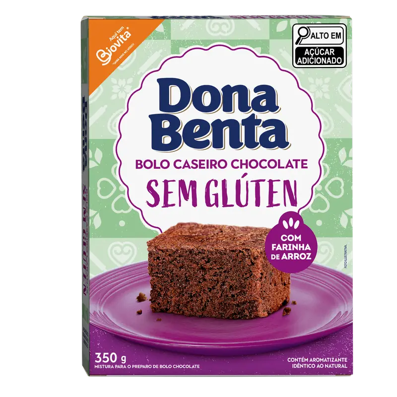 Mistura para Bolo Sem Glúten Chocolate 350g