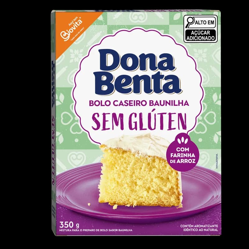 Mistura para Bolo Sem Glúten Baunilha 350g