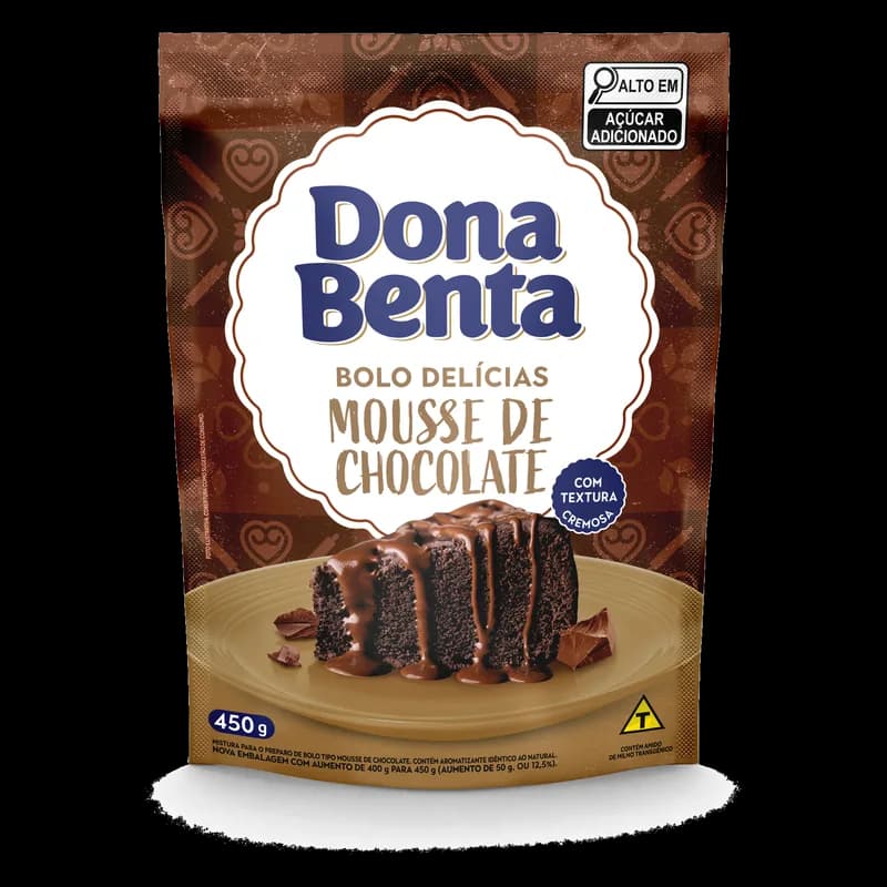 Mistura para Bolo Mousse de Chocolate 450g